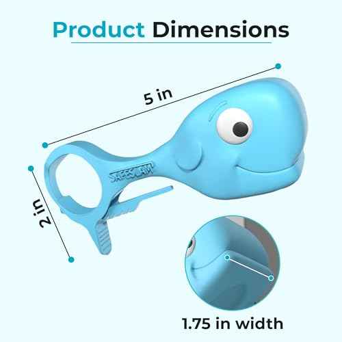 Baby Proofing Door Stopper, Door Pinch Guards Protect Child Fingers & PET Tails. Baby Safety Finger Protectors Prevent Pinch Injuries ? Kids and Adults Love Whale Pinch Guard. (Pack of 3)