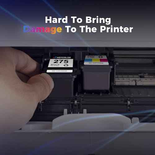 Printer Ink 275 276 XL Replacement for Canon 275 and 276 Ink Cartridges XL PG-275XL CL-276XL for Canon PIXMA TS3522 TS3520 TR4720 TR4700 (1+1, 2 Pack)