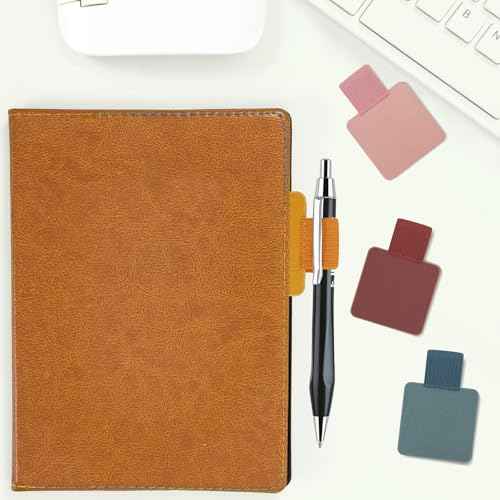 10-Pack Pen Loop Holder Set, Self-Adhesive Pen Loop Holder for Notebook, Bible, And Journals - Elastic Design with 10 Colors Included