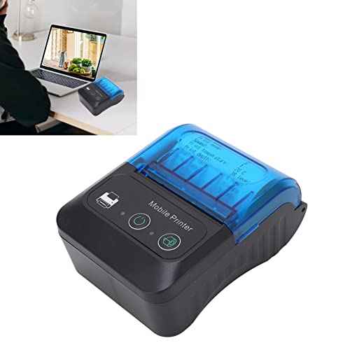 ViaGasaFamido Label Printer, Thermal Label Printer Machine 2in 203DPI 80mm S for Home and Business, Desktop Photo Printers