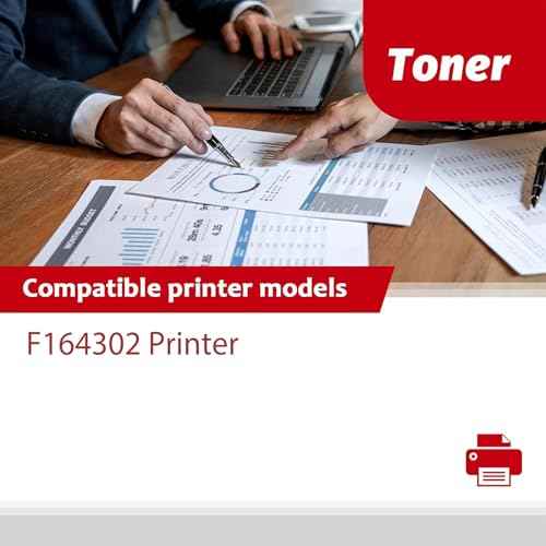 F164302 Black Toner Cartridge (1-Pack) Replacement for Canon F164302 Black Cartridge Compatible with F164302 F164302 Printer