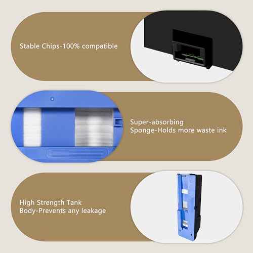 Aomya MC-08 Maintenance Cartridge Compatible Canon MC08 Waste Ink Tank for Canon Imageprograf iPF8000 iPF8100 iPF8300S iPF8400 iPF9000 iPF9100 iPF9400 Printers.