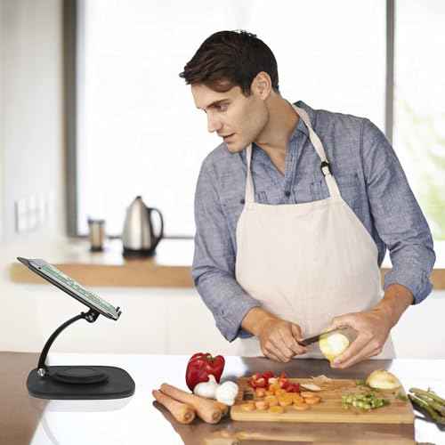 Aluratek Laptop Stand with 360¡Æ Rotating Base, Ergonomic Adjustable Stand, Compatible with Most MacBook and Win Laptops - AULS03F