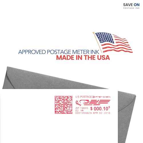 Save On Postage Ink Compatible PB 612-9 Postage Tape Sheets for use in DM100i, DM200L, DM225, PersonalPost E700, E707, Mailstation K700, K2M0 Machines. 2 Tapes/Sheet 25 Sheets/Pack