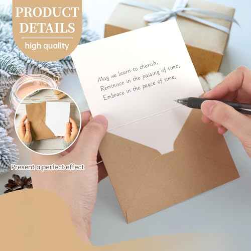 40 Pack Thank You Cards, Gold Foil Thank You Notes Bulk with Envelopes and Stickers, 5x3.5 Inchs Small Blank Inside for Personalized Messages, Thank You Cards for Wedding, Business, Graduation, Baby Shower, Holiday, Christmas, Gifts