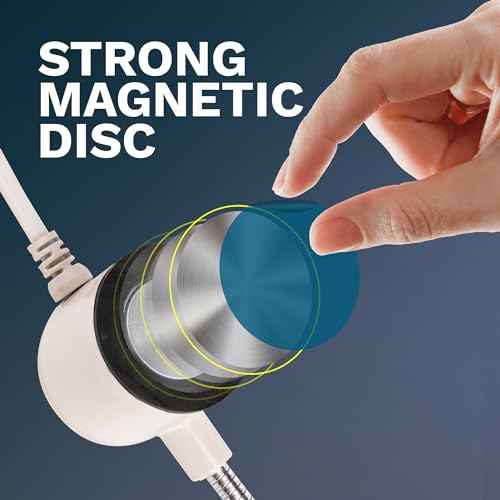 FAJ Sewing Machine Light, Magnetic, Flexible 60 LED Work Lights, Bandsaw Accessories, Scroll Saw with Extra Long Gooseneck (2 Pack) - 4 Mount Anywhere Discs Included