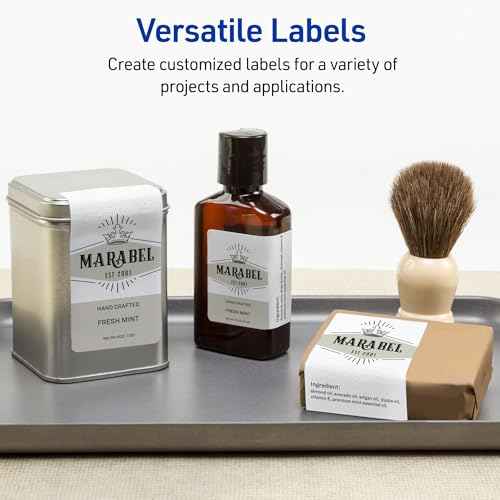 Avery Printable Rectangular Labels, Sure Feed Technology, 2" x 3", Matte White, Permanent Adhesive, Laser/Inkjet Printable, 200 Blank Labels, Great for Product Merchandising, Stickers, and More (5619)