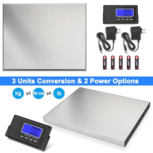 THINKSCALE 440lb Digital Shipping Scale Wireless LCD with 10g Accuracy