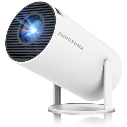 Mini Projector, Support 4K 1080P Portable Projector with Dual Band WIFI6 5G Wireless 5.2 Bluetooth Android 11, 160 ANSI Lumens, 180¡Æ Rotatable, Auto Keystone Correction,35"-130" Screen Video Projector