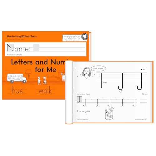 Handwriting Without Tears Kindergarten Printing Bundle, Age 3+, Pre-K+, Handwriting Without Tears, Student & Teacher Workbooks, School & Home, Language Arts, Tutoring, Tiny Pencils Included