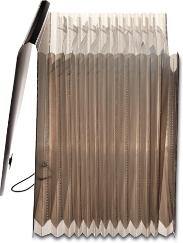 Amazon Basics Letter Size Expanding Accordion File Organizer - 13 Compartments, Waterproof, Black - Variation 1