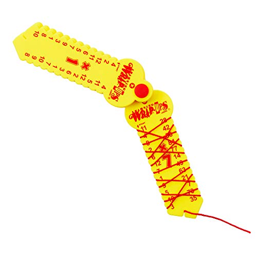 Learning Wrap-Ups Multiplication Keys Set - Yellow Self-Correcting Math Tool, 10 Keys