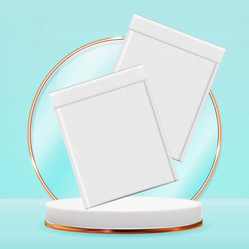 Fuxury Bubble Mailers 12x15" White Padded Envelopes 25 Pack large bubble mailer Strong Adhesion Padded Mailer,Self-Seal Bubble Envelope for Mailing Small Business,Magazine, Clothing.