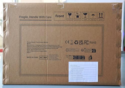 TouchWo 32 inch Interactive Touchscreen Monitor, Smart Board with 16:9 Display 1080P, Android 11 Touchscreen Electronic Whiteboard for Office and Classroom, RAM 2G & ROM 32G