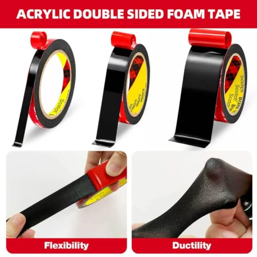 1in x 10ft Heavy Duty 5925 Double Sided Mounting Tape - Removable Adhesive