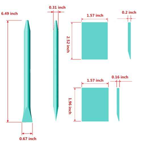 JAJADO 12 Jars Chalk Paste Paint Set, 9 Pcs Chalk Paint Mini Squeegees and Rubber Squeegee Stir Sticks, Screen Printing Ink Reusable Adhesive Stencil Paste Craft on Wood, Furniture, T-Shirt
