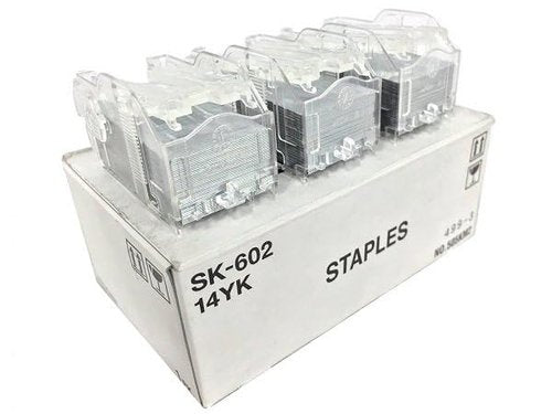 Konica Minolta Staple Cartridge - 14YK (SK602) | Box of 3 for Reliable Performance