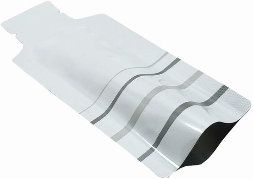 PABCK Mylar Storage Bags - 100 Pcs Disposable Foil Pouches for Travel Toiletries | 1.97x4.33 Inch, White