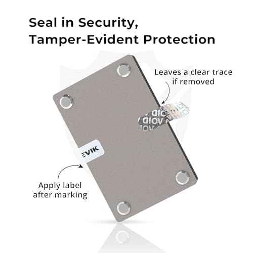 Crypto Seed Phrase Storage - Titanium Seed Phrase Plate and Punch Set - Offline Cold Wallet for Bitcoin Ethereum for 12-24 Words BIP39 Compatible Wallets (Ledger, Trezor, Metamask & More)
