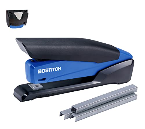 Bostitch Executive 3-in-1 Stapler Navy Blue, 20-Sheet, Built-In Remover