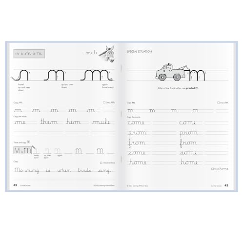Learning Without Tears Cursive Success Workbook for 4th Grade+ - Student Edition