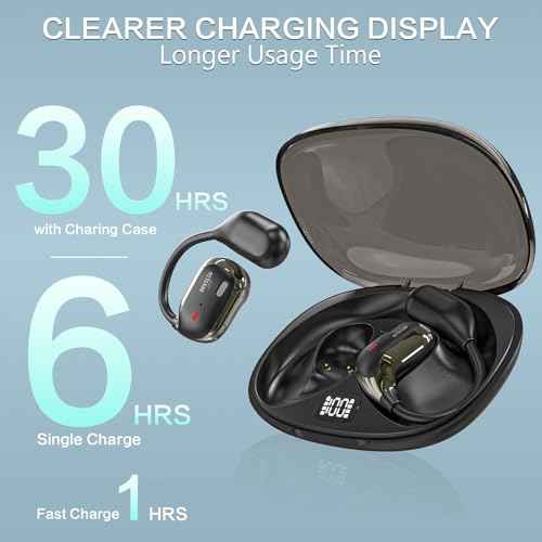 Beviliu Translation Earbuds Real Time, 144 Language Translate Headphones 8 Offline Languages, 3-in-1 Ai Translator Device for iOS&Android Wireless 5.4 K120 (Black)