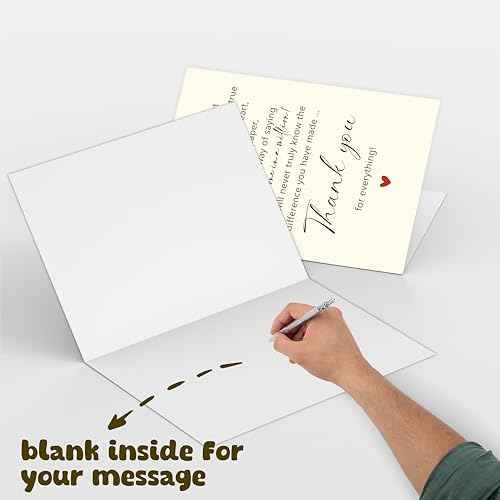 Lovely Thank You Card for Friend, Appreciation Card for Boss Coworker Teacher Mentor, Sweet Friendship Gifts for Him Her, One in A Million