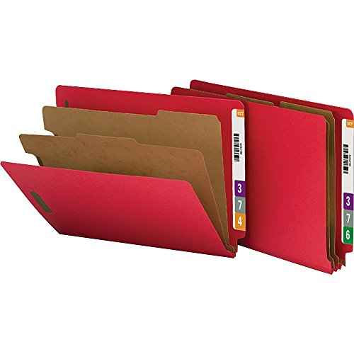 Recycled End Tab Classification Folders (NATSP17372)