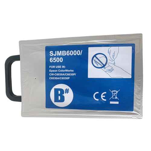 COCADEEX 2 Pieces SJMB6500 Maintenance Cartridges Compatible with ColorWorks CW-C6000A CW-C6000P CW-6030A CW-6030P CW-C6500A CW-C6500P Printer,SJMB6000 Waste Ink Tank