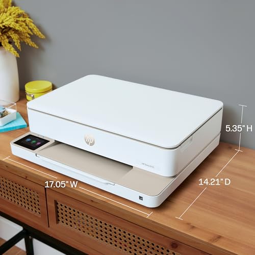 HP Envy 6155 Wireless All-in-One Color Inkjet Printer with Touchscreen & Duplex Printing