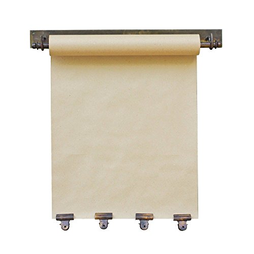 Kalalou NDE1100 Transitional Hanging Note Roll with 4 Clips in Bronze/Dark Finish, 21.00 inches