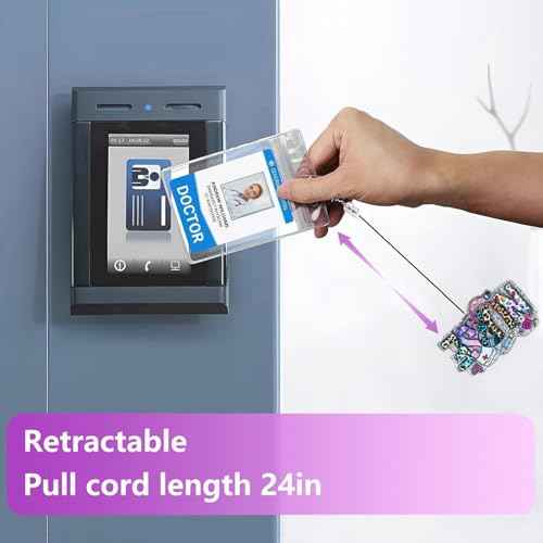 Funny Nurse Badge Reel Holder Retractable, Cute Nurses Week Gifts ID Badge Reel with Alligator Clip & 24¡± Durable Nylon Cord for Nurse Nursing School Student RN CNA LPN & Medical Personnel | Acrylic