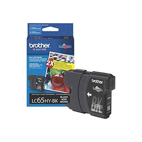 Brother LC65HYBK High-Yield -Ink Cartridge, 900 Page-Yield, Black