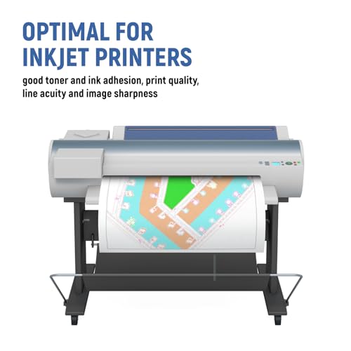 36" x 150' Wide Format Plotter Paper 2 Rolls, Goefun 20lb CAD Inkjet Paper Rolls 2" Core for CAD Printing on Plotter Printers