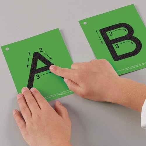 Really Good Stuff EZread Sandpaper Tactile Letters Complete Set