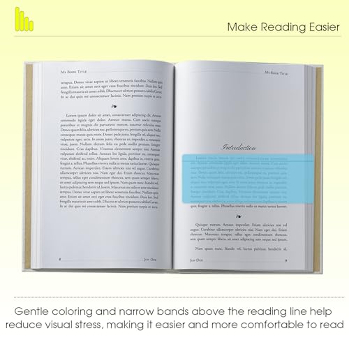 Winfox 14-Pack Colored Reading Highlight Strips with Line - Variation 2