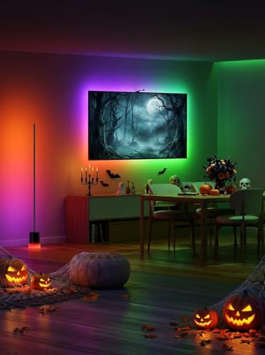 Govee RGBIC Smart Floor Lamp 2 - Black, Voice & App Controlled, Dimmable, 60 Inch