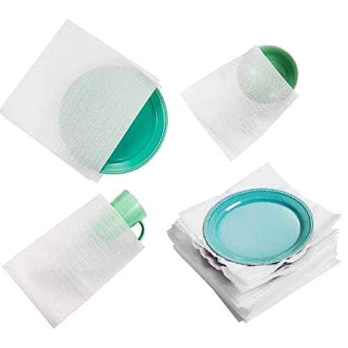 100 Cushion Foam Pouches & Sheets, Moving Foam Wrap Pouches, Protect mug, Cup, Glasses, China, and Dishes, Packing supplies, Packing Cushioning Supplies for Moving