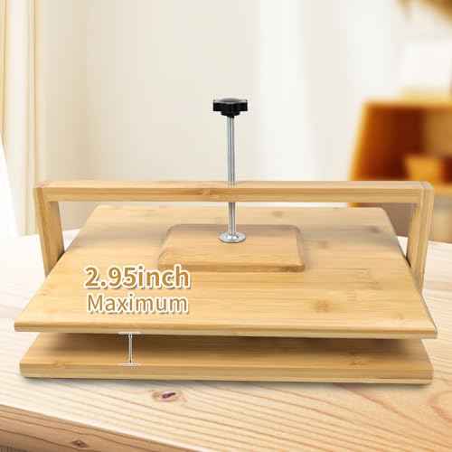 Stranthother 14.76 * 11.4 inch Large Wood Book Press Binding Kits Flower Press Kits Book Lover Gifts for Most Coffee-Table Books