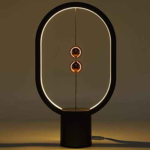 01 Balance Lamp, Smart Magnetic Balance Lamp Magnetic Desk Lamp Powered LED Warm Eye-Care Lamp for Office Bedroom