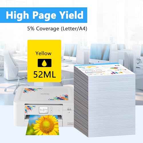 LCL SP-1 SP01 Sublimation Ink Cartridges SP01YS High Capacity Ink Compatible with Brother Thermo Sublimation SP-1 Printers (1-Pack Yellow)
