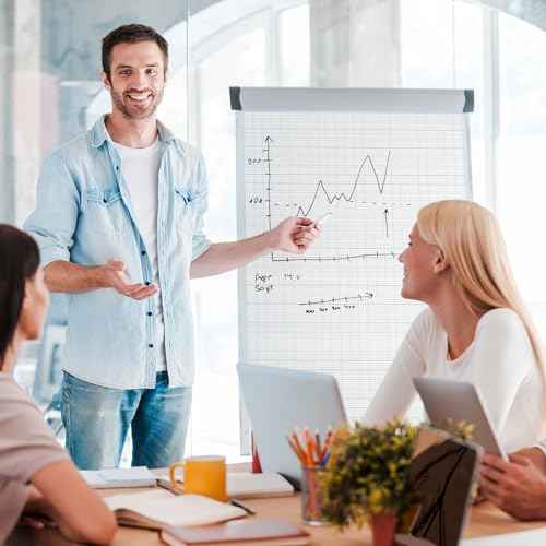 25 Sheet Graph Paper Pad 24" x 36" Large Graph 1" and 1/4" Ruled Grid Paper for Engineer Architect Designer Mathematician Draftsmen Sketch House Commercial Building Plan Drafting(White)