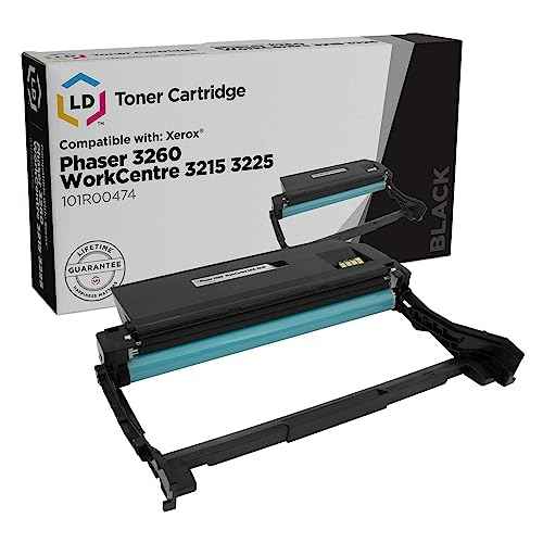 LD Compatible Drum Unit Replacement for Xerox Phaser 3260 & WorkCentre 3200 Series 101R00474 Compatible with Xerox Phaser 3260 3260 /DNI 3260/DI WorkCentre 3215 3215/NI 3225/