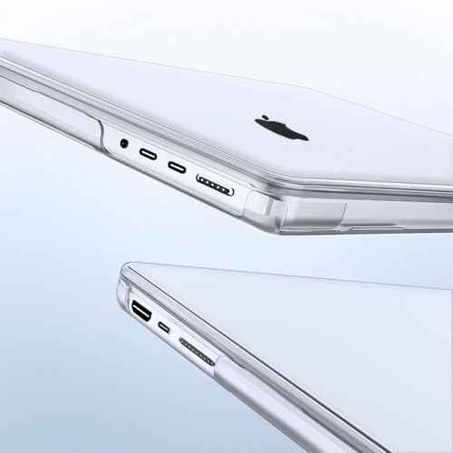 MOSISO Compatible with MacBook Pro 14 inch Case 2025 2024 2023 2022 2021 M5 M4 M3 M2 M1 A3434 A3112 A3185 A3401 A2918 A2992 A2779 A2442, Hard Shell&Keyboard Cover&Screen Film&Pouch,Transparent