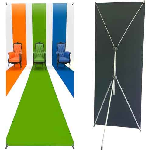 Premium X Banner Stand 24"*72" Perfect for Restaurant and Store Display with Portable Travel Bag (24"*72") £¨STAND ONLY£© (2 Units)