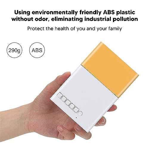 Portable HD 1080P Mini Projector for Movies and Gaming, Compact and Lightweight, USB and Connectivity, Ideal for Travel, Camping, and Home Entertainment