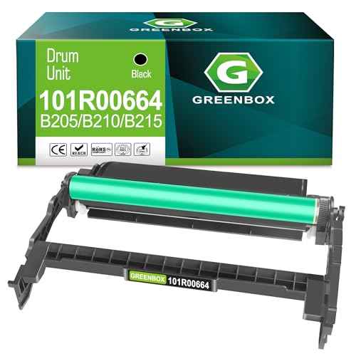 GREENBOX B205/ B210/ B215 Black Drum Cartridge High Yield Replacment for Xerox 101R00664 Imaging Unit for B205 B210 B215 MFP B205NI B210DNI B215DNI Printer, 1-Pack, 12,000 Pages