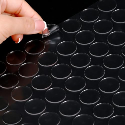 Nilogie 350-Pack Clear Double-Sided Adhesive Dots 20mm - Removable Glue Dots for Crafts, Photos, Balloons & Wall Decor