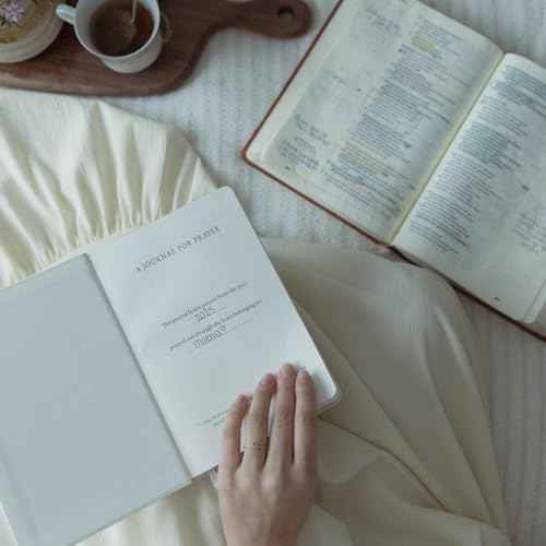 Mr. Pen- Prayer Journal for Women and Men, 8.4"x5.7", 80 Sheets, Light Beige, Bible Journal for Women, Prayer Journal for Woman, Christian Journals for Women