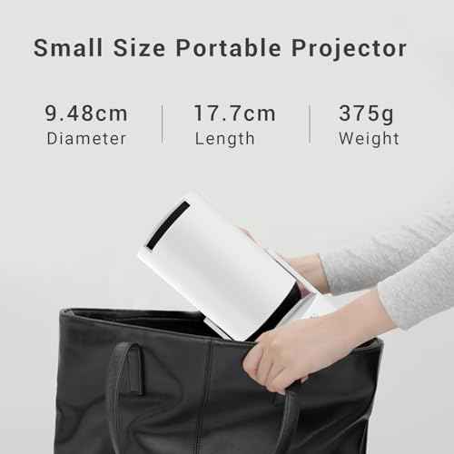 Mini Projector with WiFi and Bluetooth, Portable Projectors with Mouse, 40-200" Smart Outdoor Movie Projector 4K 1080P Support, 180¡Æ Rotatable Home Vedio Projector Compatible with HDMI/USB/Smartphone